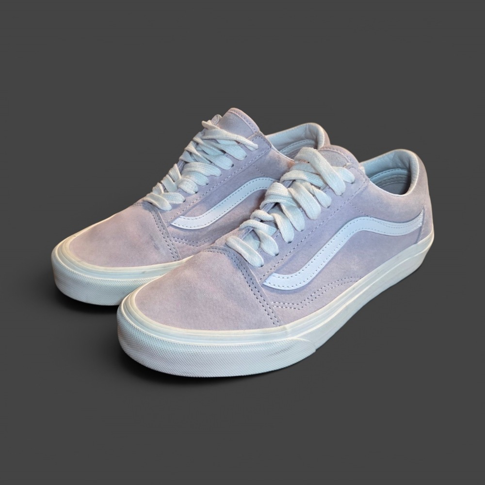Vans Old Skool Lavender Suede Water Repellent Sneakers Womens 8.5 Mens 7